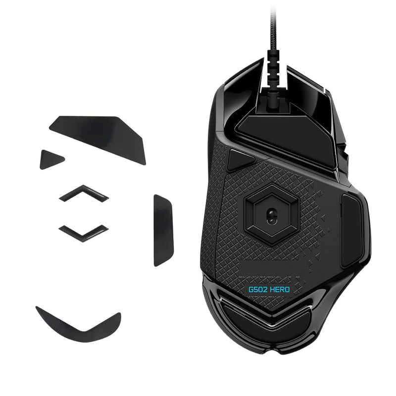 kwmobile Mouse Feet Sticker compatible with Logitech G502 wired Replacement Gliders Mouse Feet precisely fitting Mouse Glides