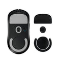 kwmobile Mouse Feet Sticker kompatibel mit Logitech G PRO X Superlight 2 / Superlight 2 SE Ersatz Glider - Mausfüße passgenau - Maus Glides in Schwarz Schwarz  