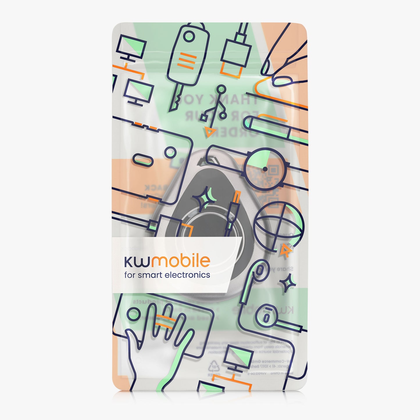 kwmobile Case Compatible with Harley Davidson Motorcycle Key - Scooter Key Protective Cover - Case