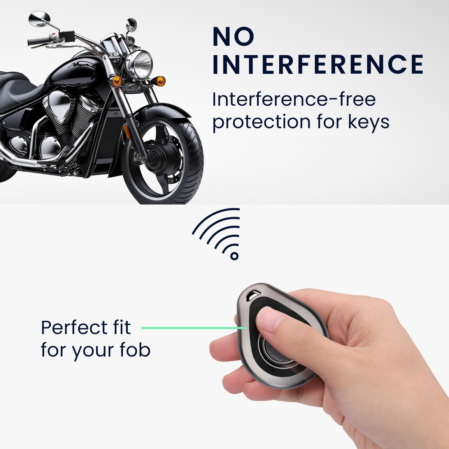 kwmobile Case Compatible with Harley Davidson Motorcycle Key - Scooter Key Protective Cover - Case