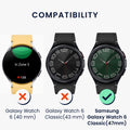 Bezel compatible with Samsung Galaxy Watch 6 Classic 47mm