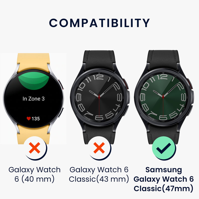 Bezel compatible with Samsung Galaxy Watch 6 Classic 47mm
