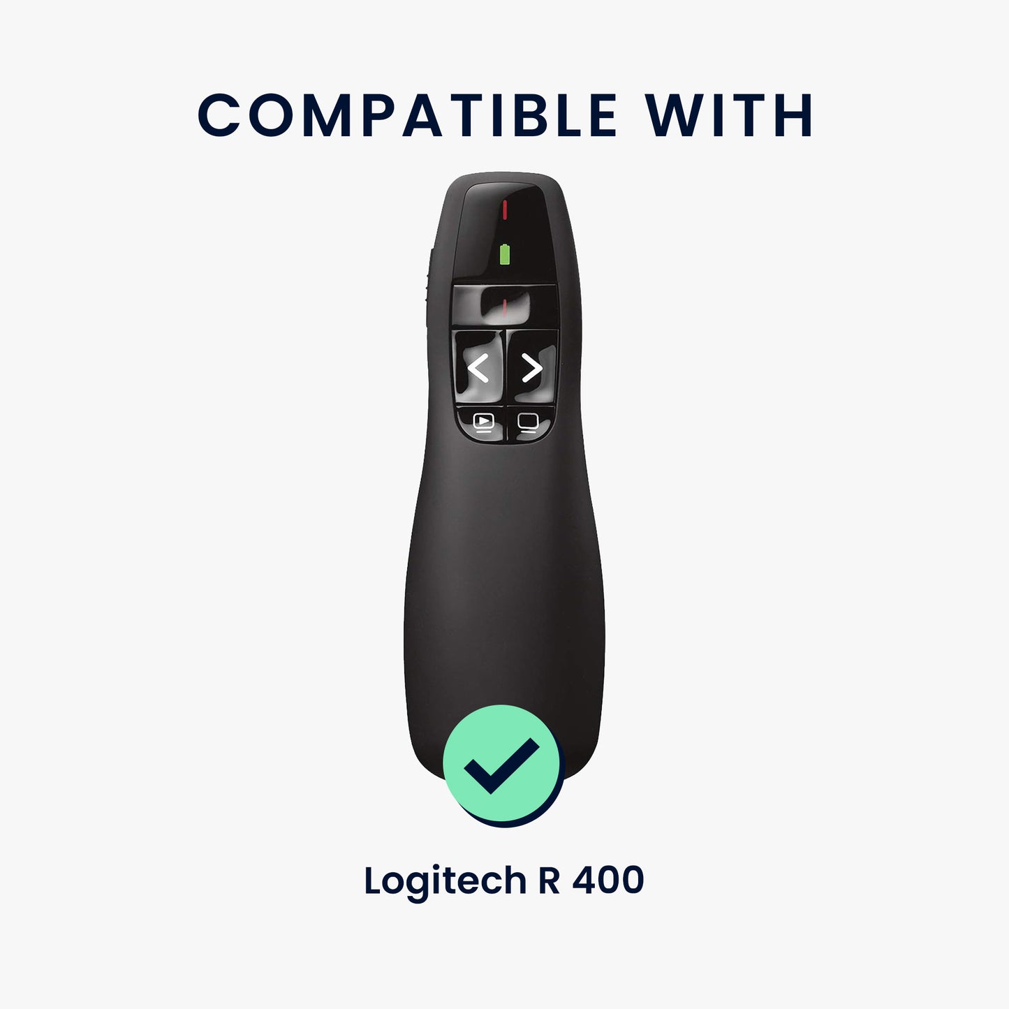 kwmobile Laser Pointer Case compatible with Logitech R 400 - Remote Clicker Protective Cover