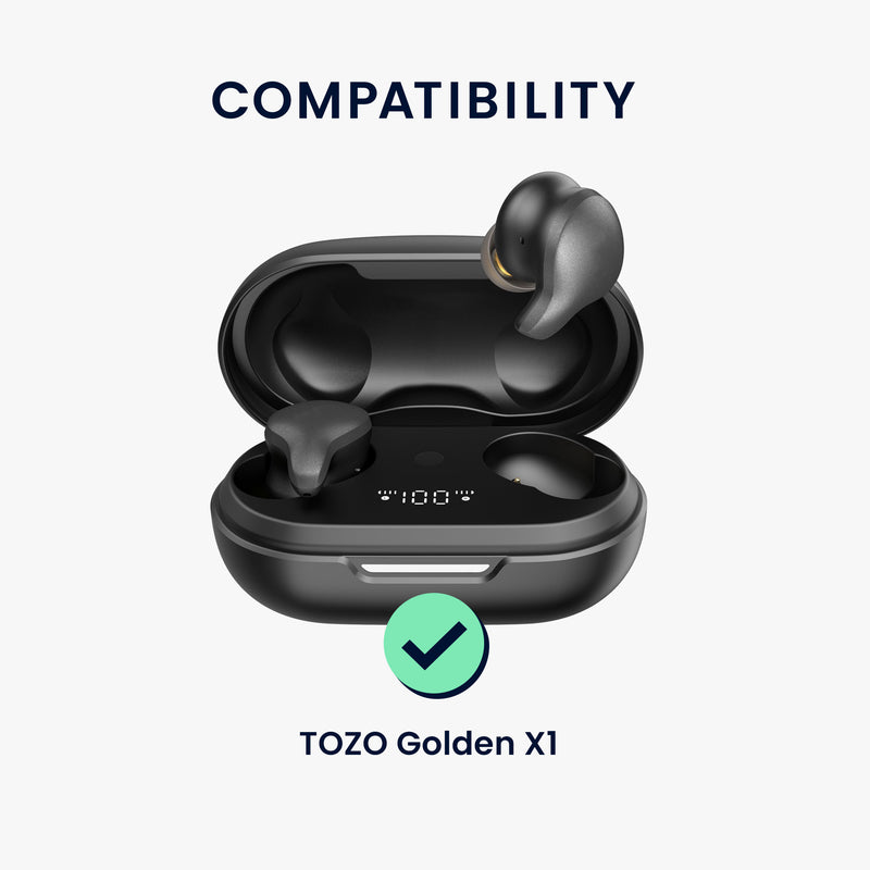 kwmobile Case Compatible with TOZO Golden X1 Headphones