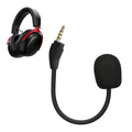 kwmobile Ersatz Kopfhörer Mikrofon kompatibel mit Kingston HyperX Cloud III Headset - Gaming Headphones Mikrofon mit 3,5 mm Klinkenstecker - Schwarz Schwarz  