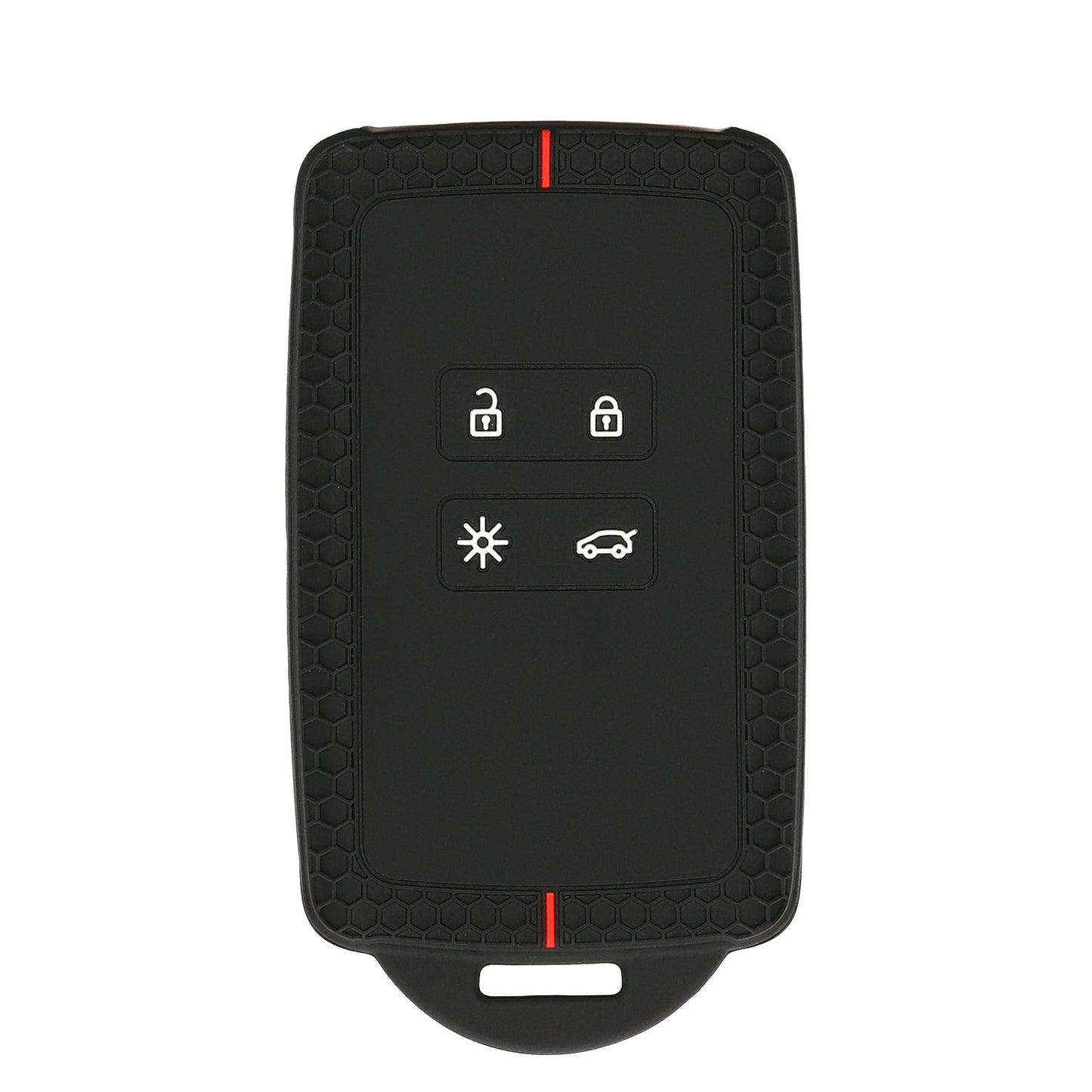 kwmobile Car Key Protection Cover Compatible with Renault 4-Button Smart Key (Keyless Go only) Case