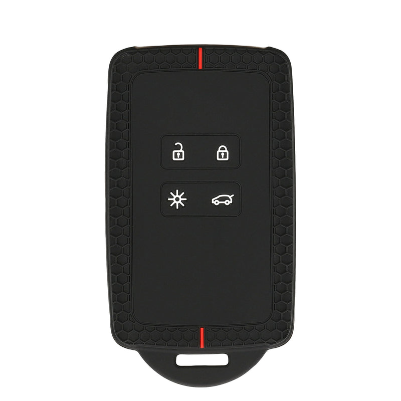 kwmobile Car Key Protection Cover Compatible with Renault 4-Button Smart Key (Keyless Go only) Case