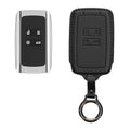 kwmobile Premium Car Key Cover compatible with Renault 4-Button Smart Key (Keyless Go Only) - Key Fob Case