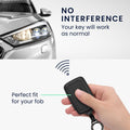 kwmobile Premium Car Key Cover compatible with Renault 4-Button Smart Key (Keyless Go Only) - Key Fob Case