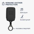 kwmobile Premium Car Key Cover compatible with Renault 4-Button Smart Key (Keyless Go Only) - Key Fob Case
