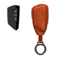 kwmobile Premium Car Key Shell Compatible with VW Golf 8 3-Button Car Key Case - Key Cover