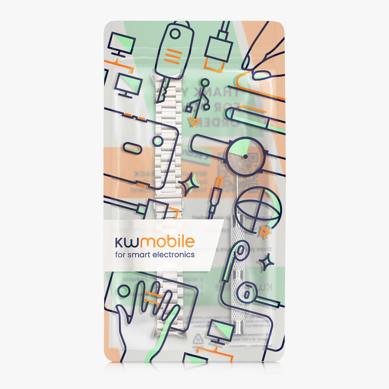 kwmobile Watch Strap compatible with Google Pixel Watch 2 / Pixel Watch 1 Replacement Band - Replacement Strap for Smartwatch - 14 - 22 cm Inner Dimensions
