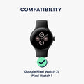 kwmobile Watch Strap compatible with Google Pixel Watch 2 / Pixel Watch 1 Replacement Band - Replacement Strap for Smartwatch - 14 - 22 cm Inner Dimensions