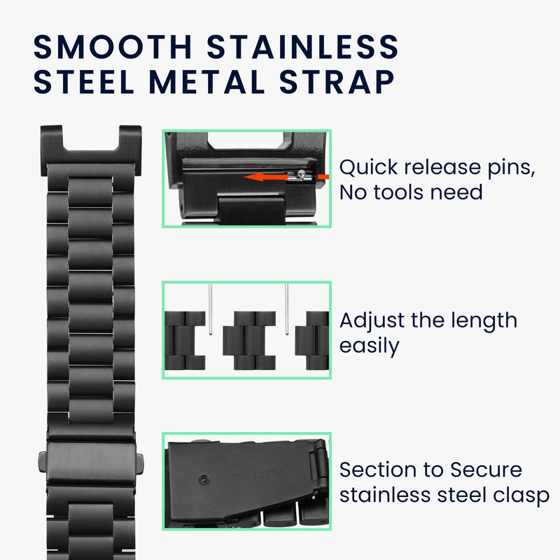 kwmobile Watch Strap compatible with Google Pixel Watch 2 / Pixel Watch 1 Replacement Band - Replacement Strap for Smartwatch - 14 - 22 cm Inner Dimensions