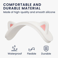 kwmobile Katzenohren Kopfband Abdeckung kompatibel mit Apple AirPods Max Stirnband Polster Kopfhörer Aufsatz - [dsg01]