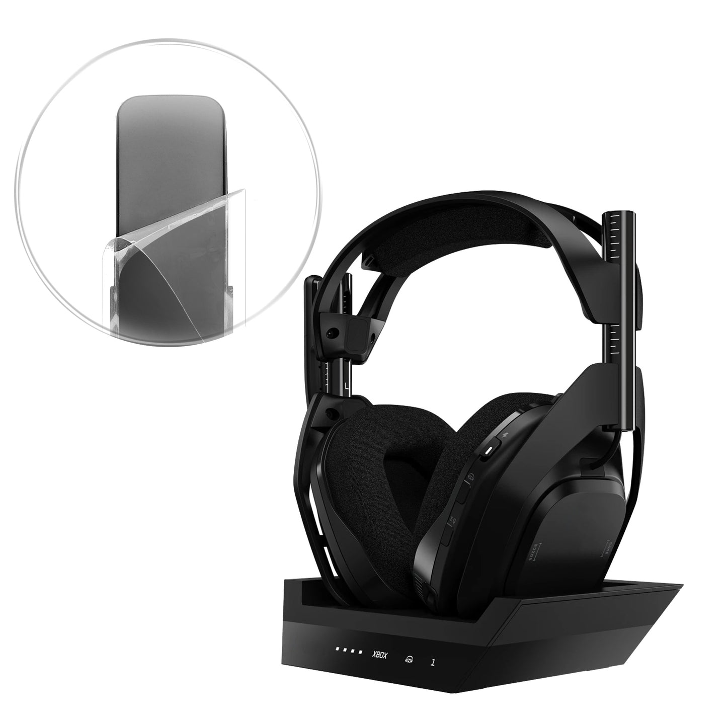 kwmobile Headband Pad compatible with Astro Gaming A50 Wireless Gen4 Over Ear Headphones Replacement Headband Cushion