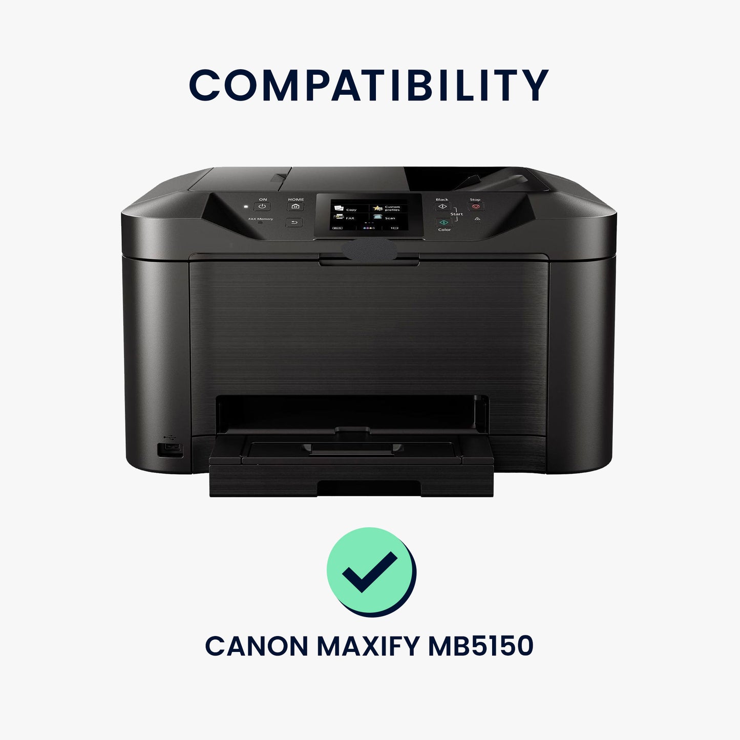 kwmobile Cover compatible with Canon MAXIFY MB5150 - Bag Case Printer - Dust Cover Protective Hood Protective Sleeve