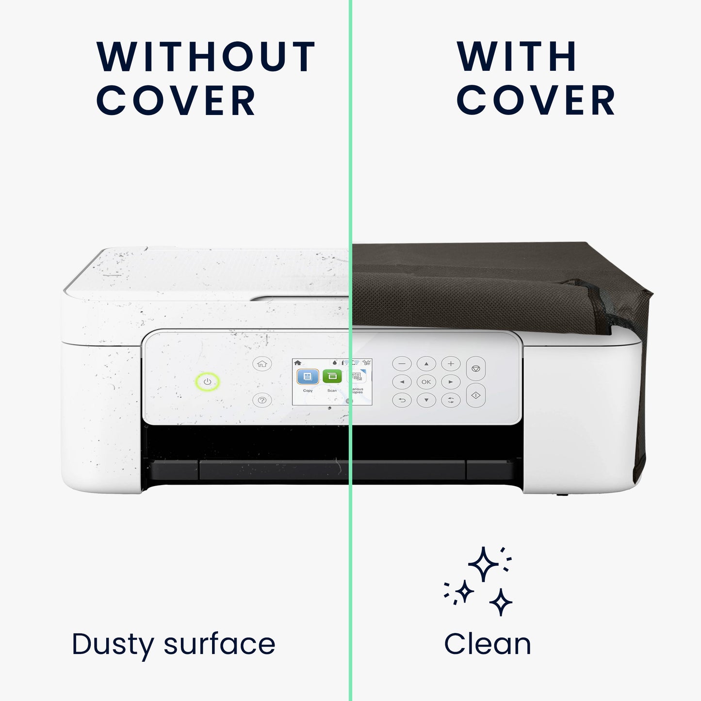 kwmobile Cover compatible with Epson Expression Home XP-4205 - Printer Dust Cover Protective Hood Protective Case