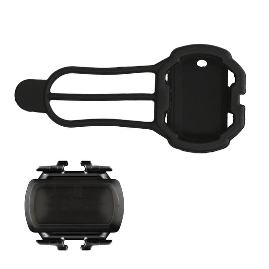 kwmobile Fahrradcomputer Silikonhülle kompatibel mit Garmin Cadence / Bryton / Magene / iGPSPORT Cadence Hülle - Trittfrequenzsensor Schutzhülle - Silikon Case-Cadence-Sensor - Schwarz Schwarz  
