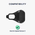 kwmobile Bike Computer Silicone Case Compatible with Garmin Speed Sensor 2 Cover - Cadence Sensor Protective Case - Silicone Case-Cadence-Sensor