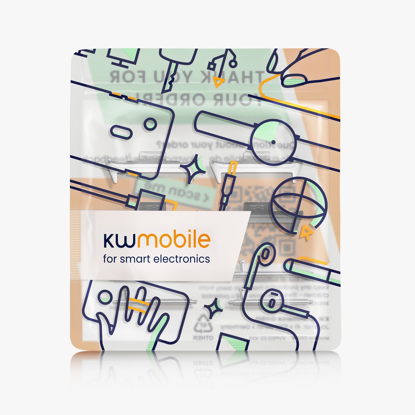 kwmobile Metal Adapter with 20mm Band Width Compatible with Xiaomi Smart Band 8 Pro / Band 9 Pro / Redmi Watch 5 / Redmi Watch 4 Watch Strap Smartwatch Strap Connector Adapter Set