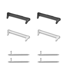 4x Metal Watch Strap Adapter Set 20mm for Xiaomi Smart Band 8 Pro / Band 9 Pro / Redmi Watch 5 / Redmi Watch 4