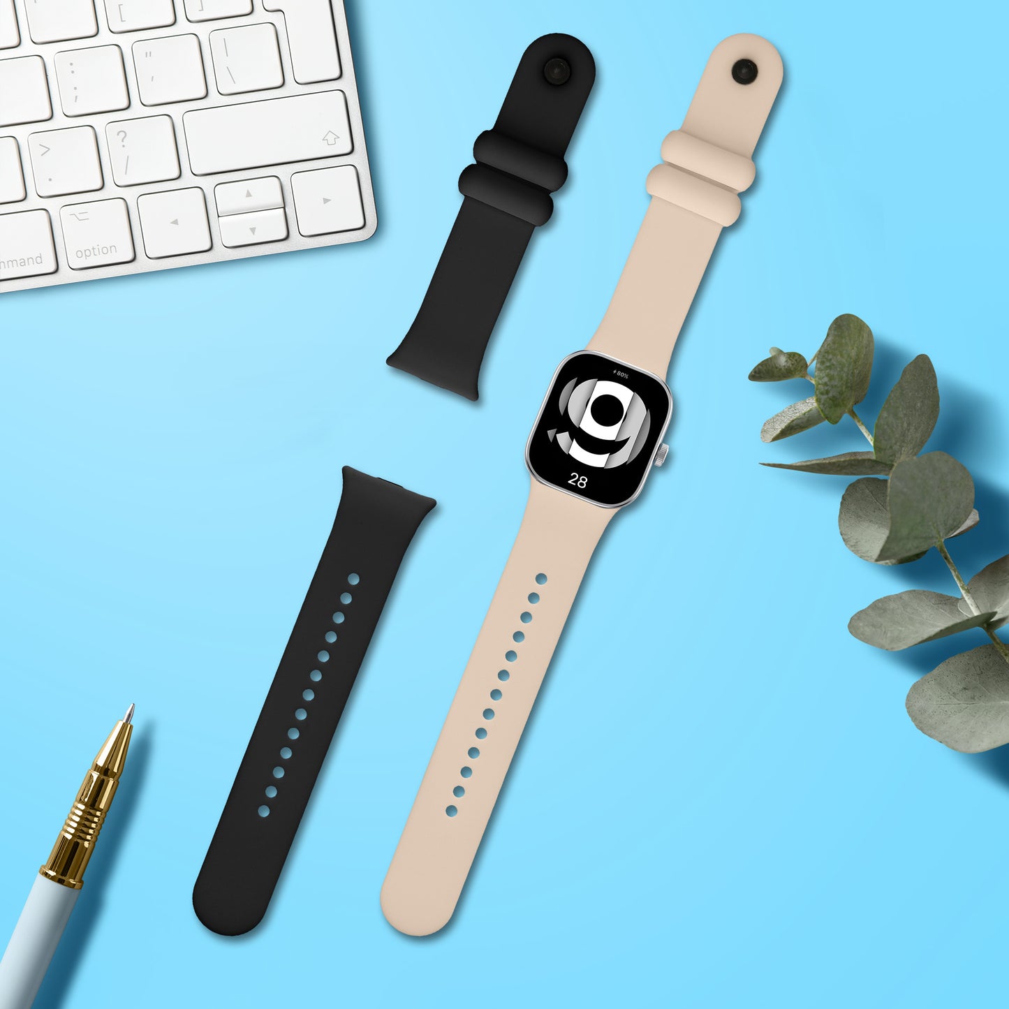 kwmobile Watch Strap for Xiaomi Redmi Watch 4 / Watch 5 / Watch 5 eSIM Band Fitness Tracker Strap Set Replacement Strap Smartwatch
