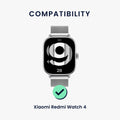 kwmobile Watch Strap for Xiaomi Redmi Watch 4 / Watch 5 / Watch 5 eSIM Band Fitness Tracker Strap Set Replacement Strap Smartwatch