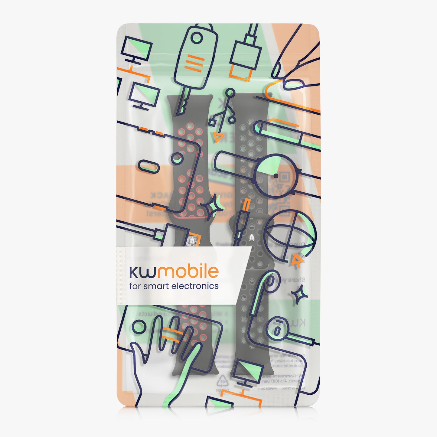 kwmobile Watch Strap for Xiaomi Redmi Watch 4 Wristband Fitness Tracker Band Set Replacement Strap Smartwatch