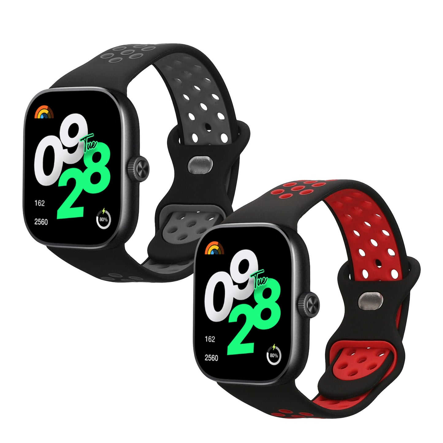 kwmobile Watch Strap for Xiaomi Redmi Watch 4 Wristband Fitness Tracker Band Set Replacement Strap Smartwatch