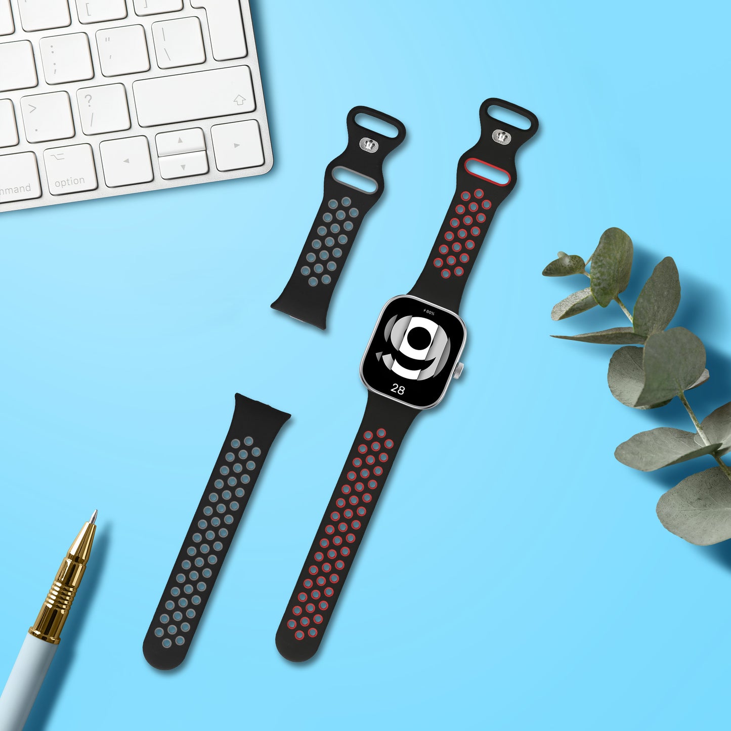 kwmobile Watch Strap for Xiaomi Redmi Watch 4 Wristband Fitness Tracker Band Set Replacement Strap Smartwatch