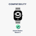 kwmobile Screen Protector compatible with Xiaomi Redmi Watch 4 Film Fitness Tracker Robust Display Protection
