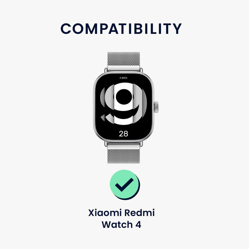 kwmobile Screen Protector compatible with Xiaomi Redmi Watch 4 Film Fitness Tracker Robust Display Protection