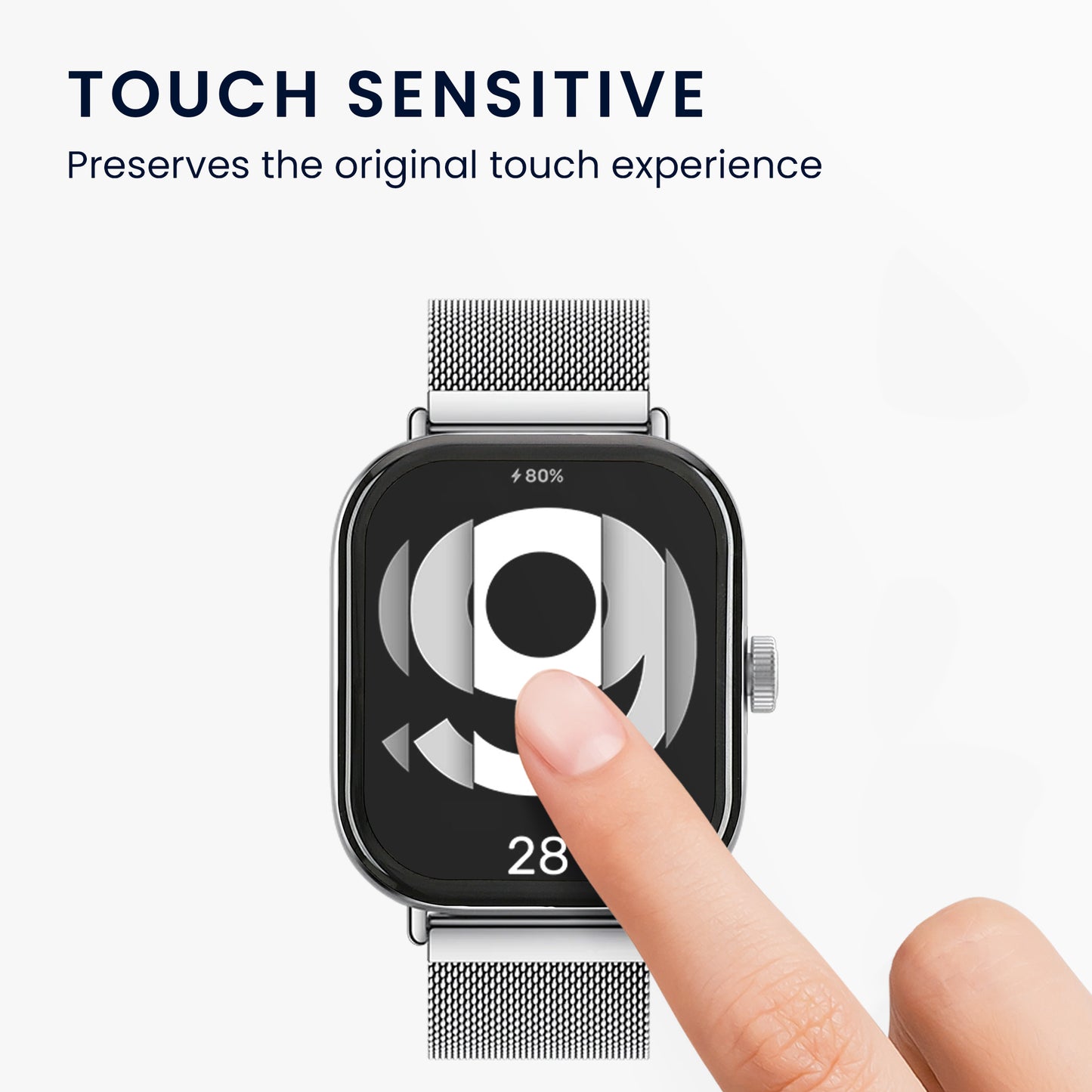kwmobile Screen Protector compatible with Xiaomi Redmi Watch 4 Film Fitness Tracker Robust Display Protection