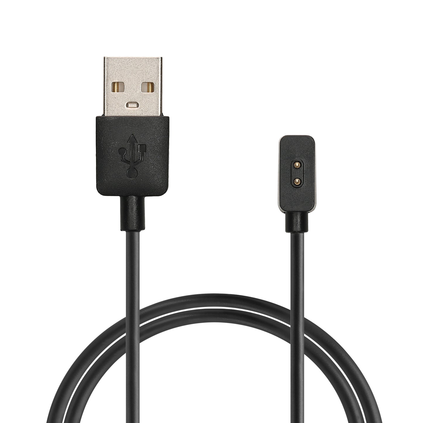 kwmobile USB Kabel Charger kompatibel mit Xiaomi Redmi Watch 4 / Watch 3 Active / Lite / Smart Band 8 / 8 Pro / Band 2 Ladekabel - Smart Watch Ersatzkabel - Fitnesstracker Aufladekabel in Schwarz Schwarz  