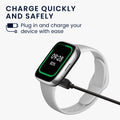 kwmobile USB Charger Cable compatible with Xiaomi Redmi Watch 4 / Watch 3 Active / Lite / Smart Band 8 / 8 Pro / Band 2 Charging Cable Smartwatch Replacement Cable Fitness Tracker Charging Cable