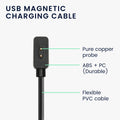 kwmobile USB Charger Cable compatible with Xiaomi Redmi Watch 4 / Watch 3 Active / Lite / Smart Band 8 / 8 Pro / Band 2 Charging Cable Smartwatch Replacement Cable Fitness Tracker Charging Cable