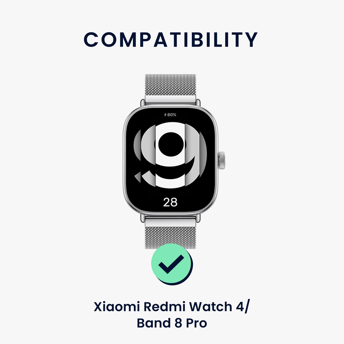 kwmobile Watch Strap for Xiaomi Redmi Watch 4 / Band 8 Pro Strap Fitness Tracker Band Set Replacement Strap Smartwatch