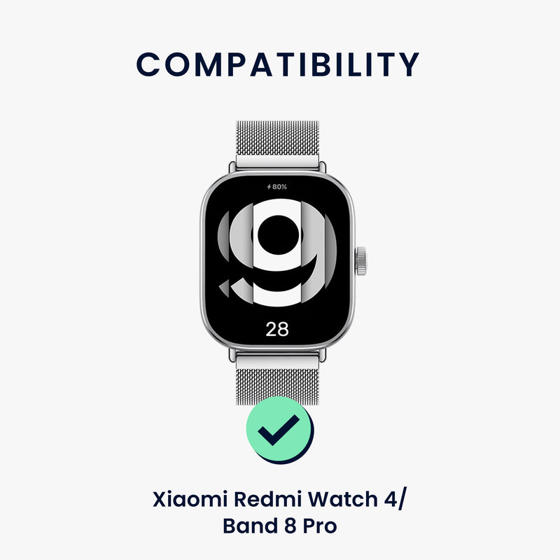 kwmobile Watch Strap for Xiaomi Redmi Watch 4 / Band 8 Pro Strap Fitness Tracker Band Set Replacement Strap Smartwatch