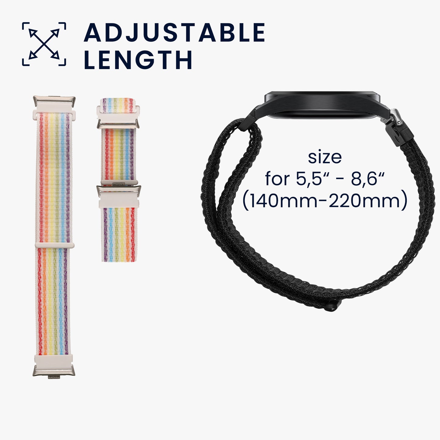 kwmobile Watch Strap for Xiaomi Redmi Watch 4 / Band 8 Pro Strap Fitness Tracker Band Set Replacement Strap Smartwatch