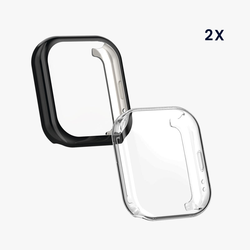 kwmobile Silicone Case for Amazfit Active (A2211) Protective Cover Full-Body Display Cover Set