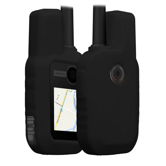 kwmobile Hülle kompatibel mit Garmin Alpha 10 - Schutzhülle für GPS Handgerät in Schwarz Schwarz  