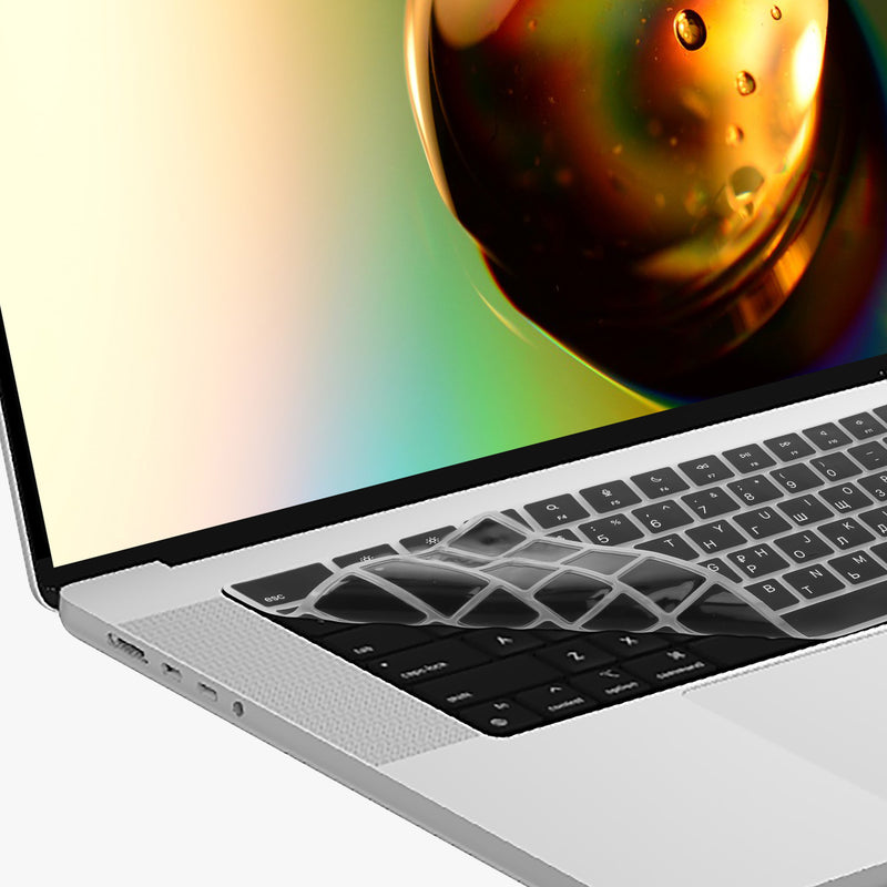 kwmobile Keyboard Protector for Apple MacBook Pro 14" (2023) M2 A2779 / M3 A2918 / M3 A2992 QWERTY Russian Keyboard Cover Skin