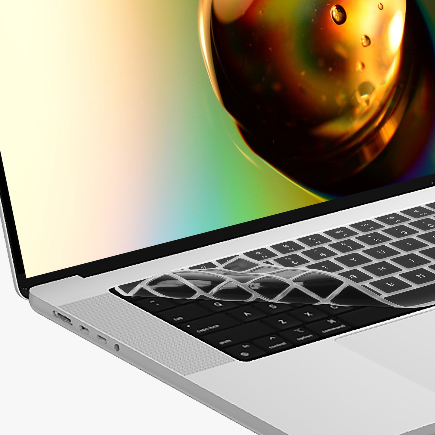 kwmobile Keyboard Protector for Apple MacBook Pro 16" (2023) M2 A2780 / M3 A2991 QWERTY US Keyboard Cover