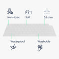 kwmobile Keyboard Protector for Apple MacBook Pro 16" (2023) M2 A2780 / M3 A2991 QWERTZ Keyboard Cover