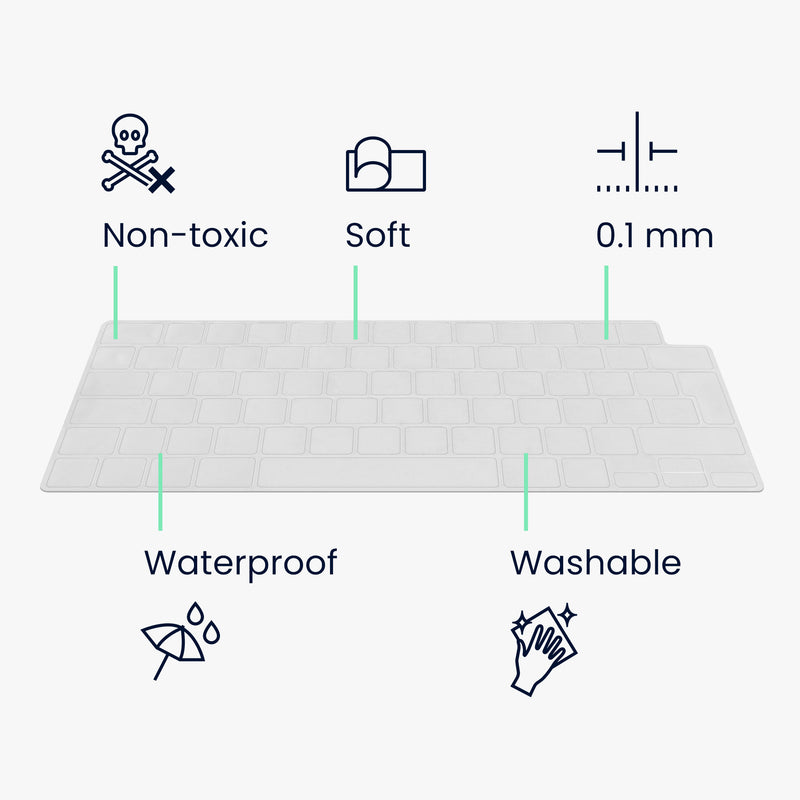 kwmobile Keyboard Protector for Apple MacBook Pro 16" (2023) M2 A2780 / M3 A2991 QWERTZ Keyboard Cover