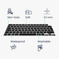 Silicone Keyboard Protector QWERTY (Spain) compatible with Apple MacBook Pro 16" (2023) M2 A2780 / M3 A2991