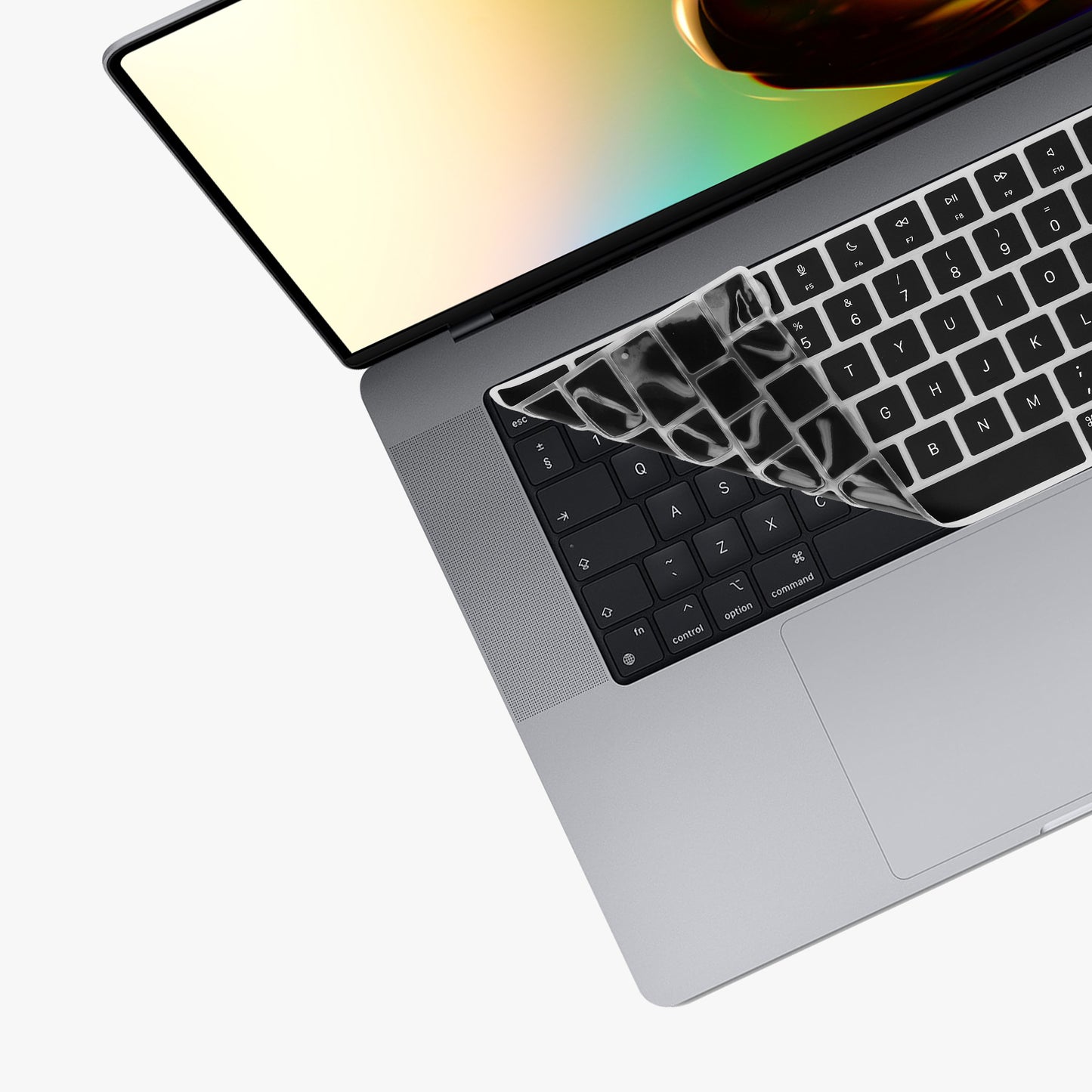 Silicone Keyboard Protector QWERTY (Spain) compatible with Apple MacBook Pro 16" (2023) M2 A2780 / M3 A2991