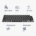 Silicone Keyboard Protector AZERTY (France, Belgium) compatible with Apple MacBook Pro 16" (2023) M2 A2780 / M3 A2991