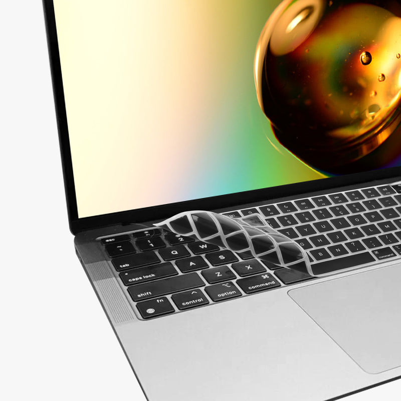 Silicone Keyboard Protector AZERTY (France, Belgium) compatible with Apple MacBook Pro 16" (2023) M2 A2780 / M3 A2991